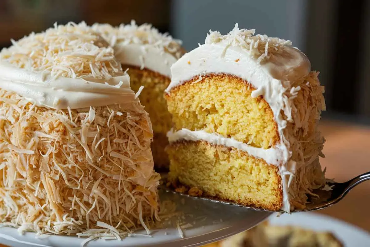 White Chocolate Coconut Bundt Cake