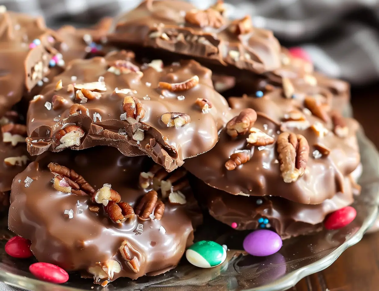 Slow Cooker Chocolate Turtles