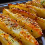 Baked Garlic Parmesan Potato Wedges