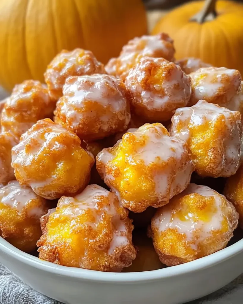 Baked Pumpkin Fritter Bites 