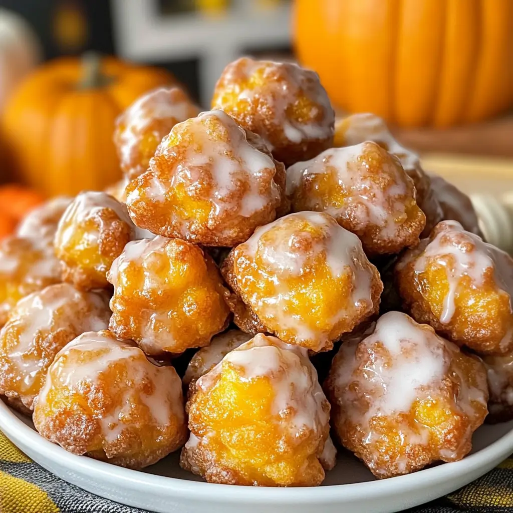 Baked Pumpkin Fritter Bites