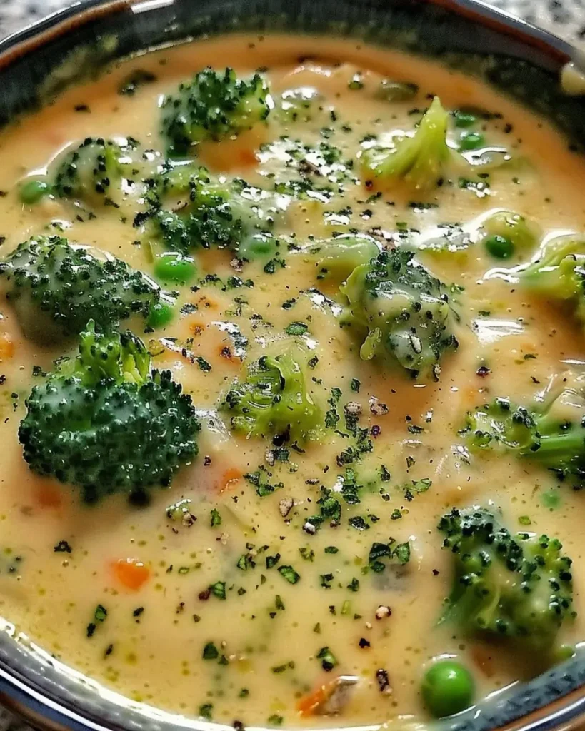 Broccoli Cheese Soup for the Crock Pot