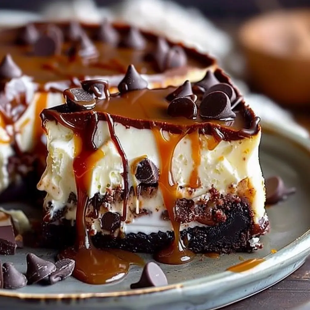 Caramel Brownie Cheesecake Recipe