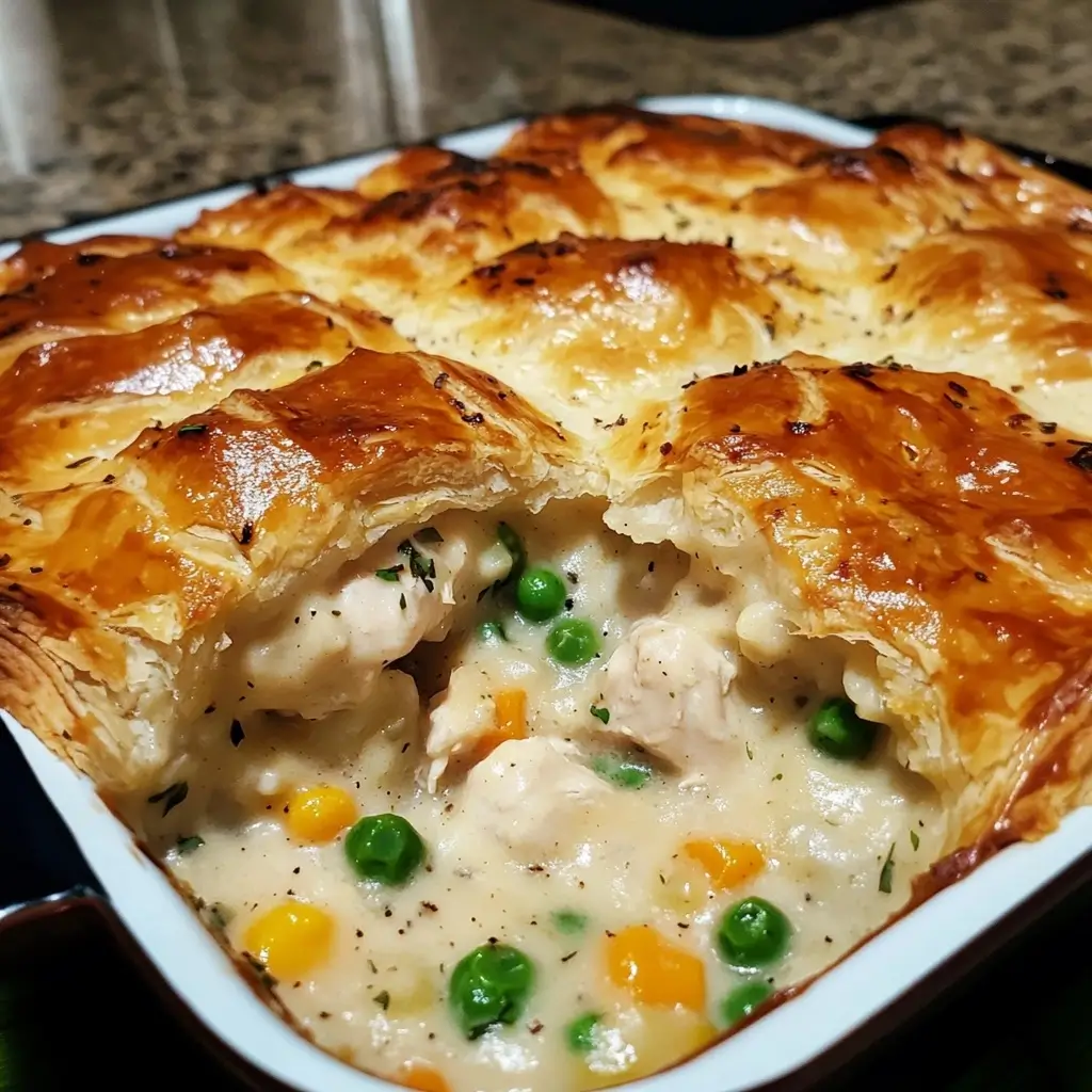 Chicken Pot Pie Bubble Up