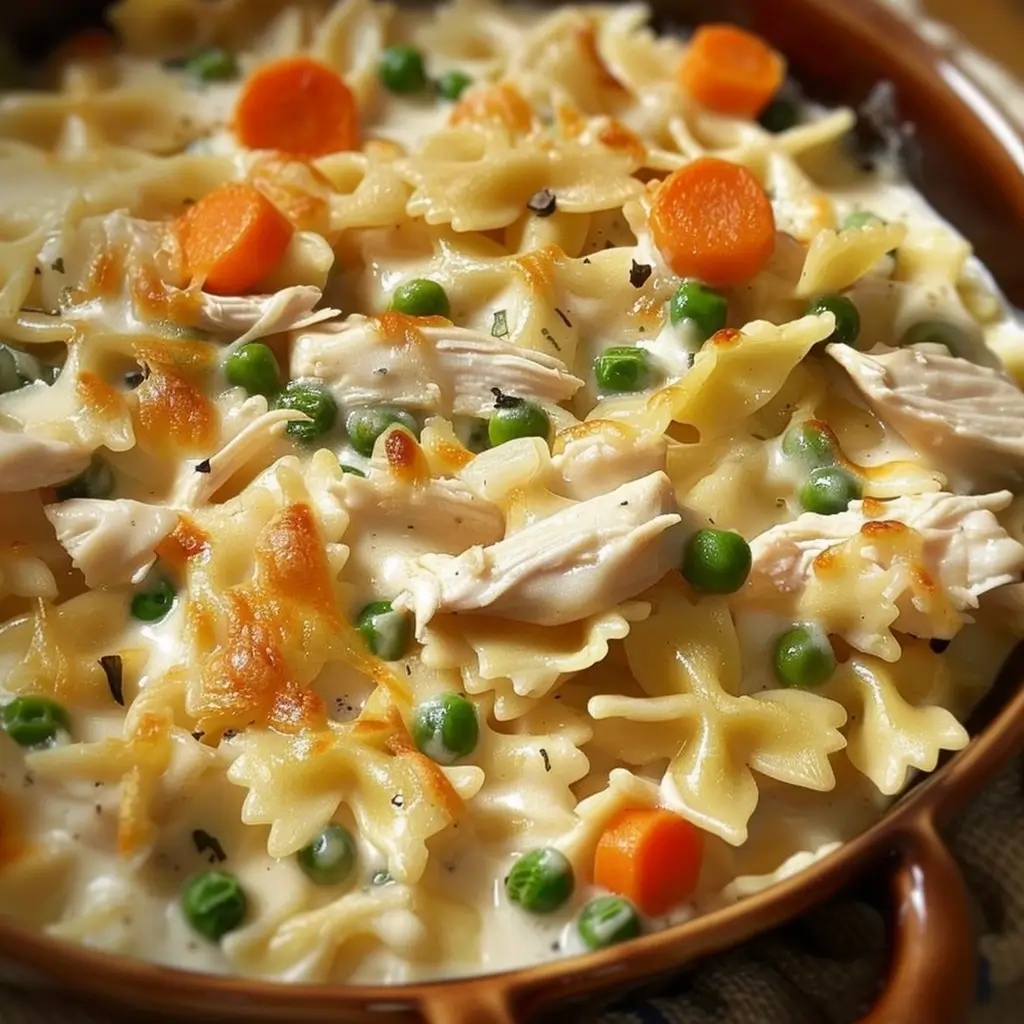 Chicken Pot Pie Pasta