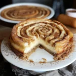 Cinnamon Roll Honeybun Cheesecake