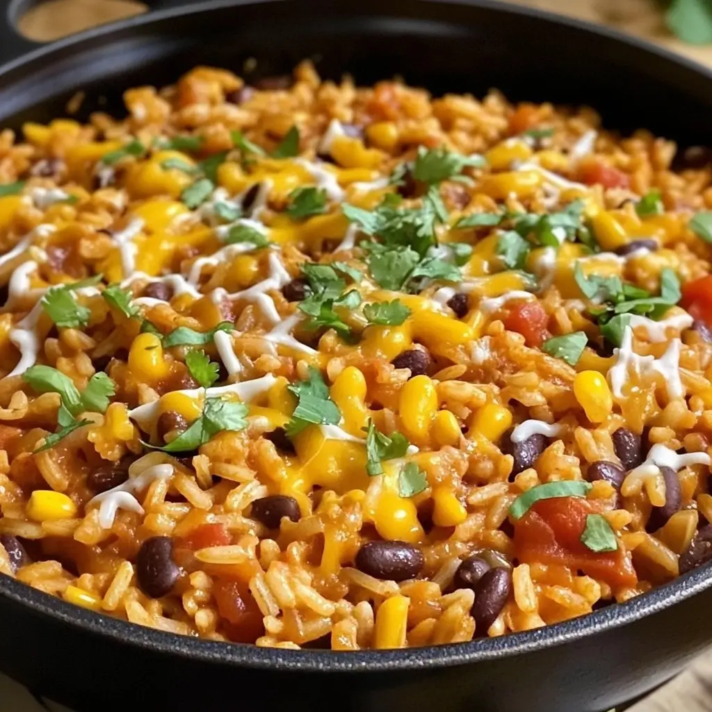 Easy One Pot Mexican Rice Casserole