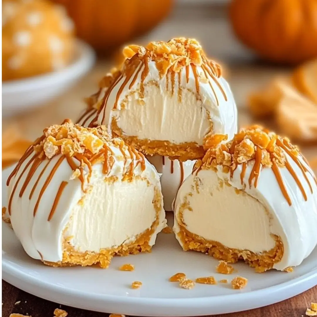 No-Bake Pumpkin Cheesecake Balls