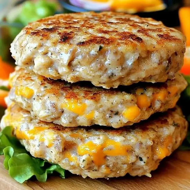 Cheddar Ranch Chicken Burgers Recipe