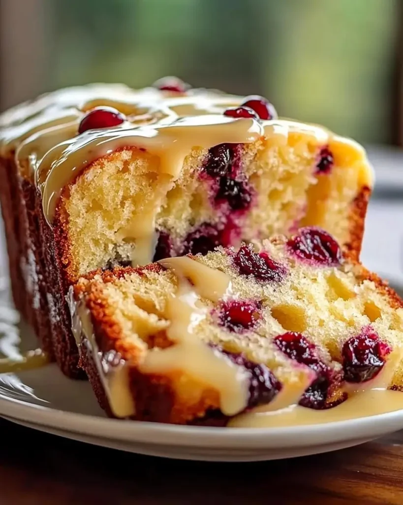 Cranberry Orange Loaf Cake Recipe