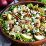 Apple Pecan Feta Salad