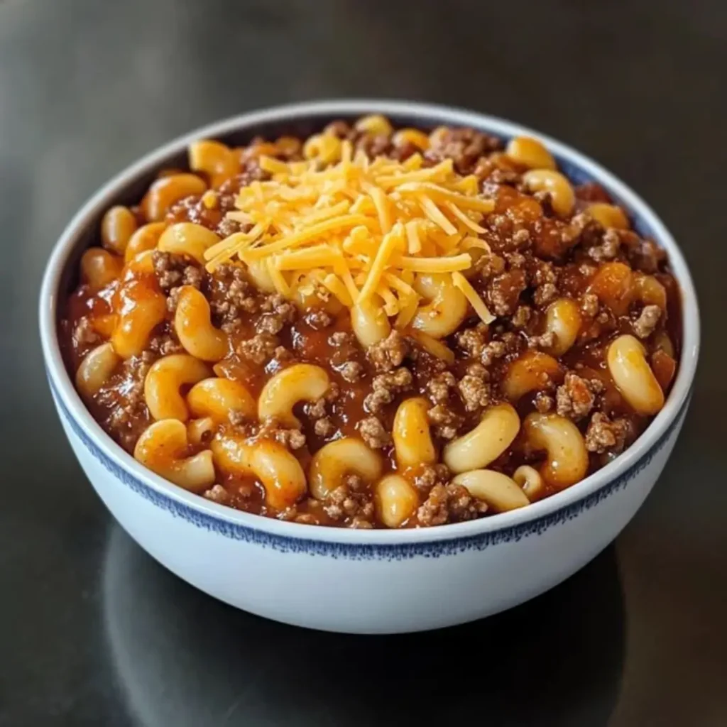 Coney Chili Mac Casserole