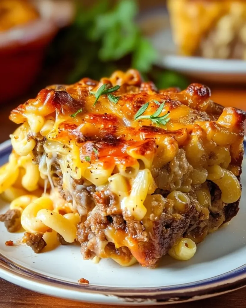 How to Make Mac and Cheese Meatloaf Casserole
