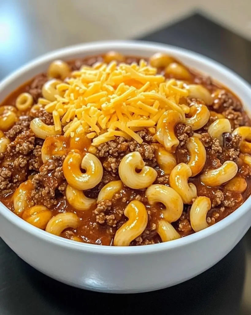 Ingredients for Chili Mac Casserole