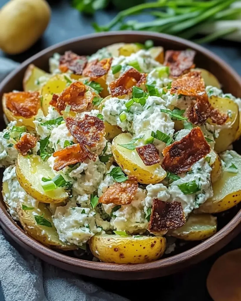 Ingredients for Crispy Smashed Potato Salad
