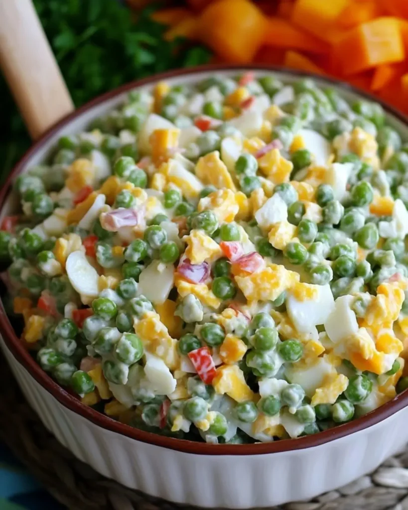 Ingredients for Dublin Pea Salad