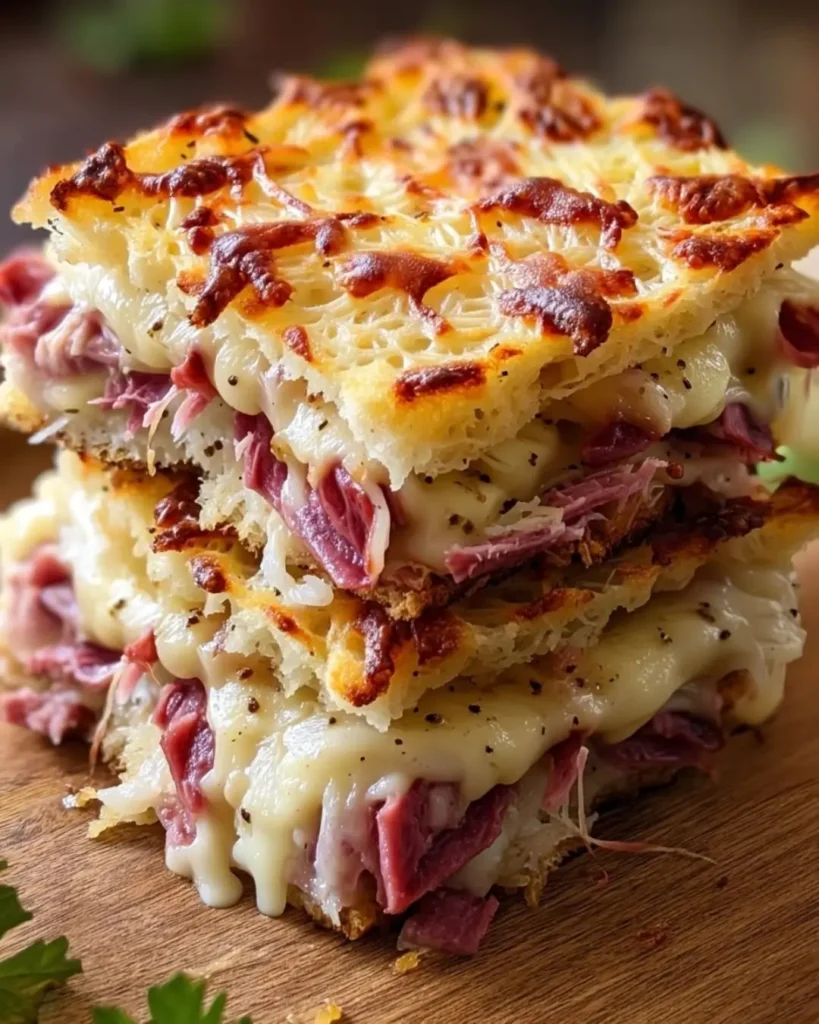 Ingredients for Reuben Bake