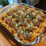 Swedish Meatball Noodle Bake