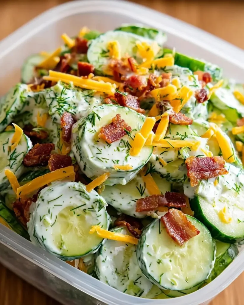 How to Make Cucumber Cheddar Bacon Snack