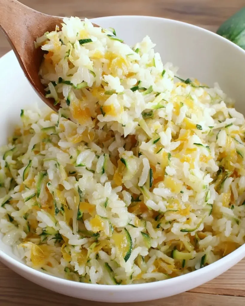 How to Make Zucchini Cheesy Rice