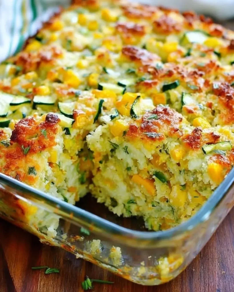 How to Make Zucchini Cornbread Casserole