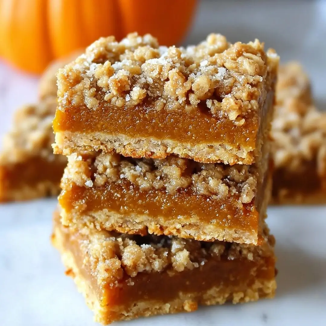 Pumpkin Pie Crumble Bars