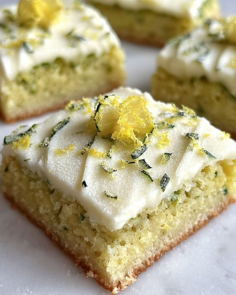 How to Make Zesty Lemon Zucchini Bars